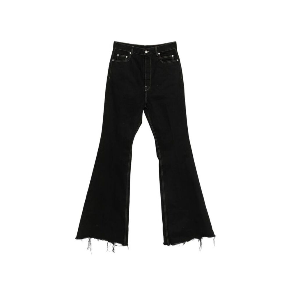 Rick Owens Black Denim - Bootcut Jeans Men